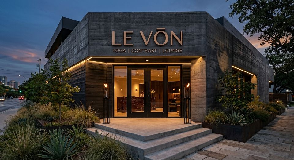 The LE VŌN HOUSE facade